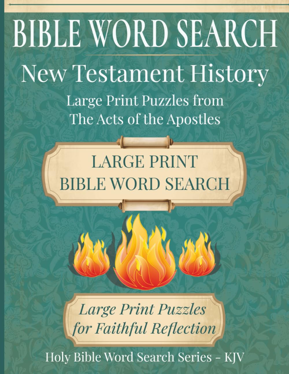 Bible Word Search - New Testament History: Large Print Puzzles from the Acts of the Apostles | 8.5"x11", 153 pages | Perfect for Bible Study Groups, Personal Devotion and Spiritual Growth