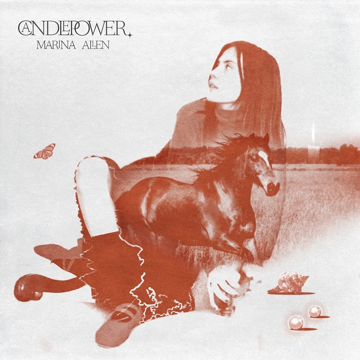 Marina Allen Candlepower LP vinyl Europe Fire 2021 black vinyl with download