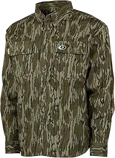 Unisex-Adult Men's Long Sleeve Camo Hunting Shirts Cotton Mill - Buy now