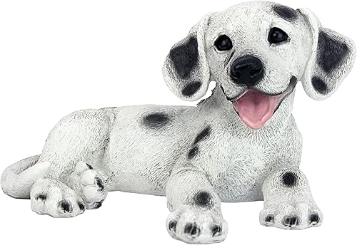 Miniatura 4 de Design Toscano CF244 Dalmation - Estatua de cachorro multicolor, 10 pulgadas de ancho x 8 pulgadas de profundidad x 5.5 pulgadas de alto, a todo
