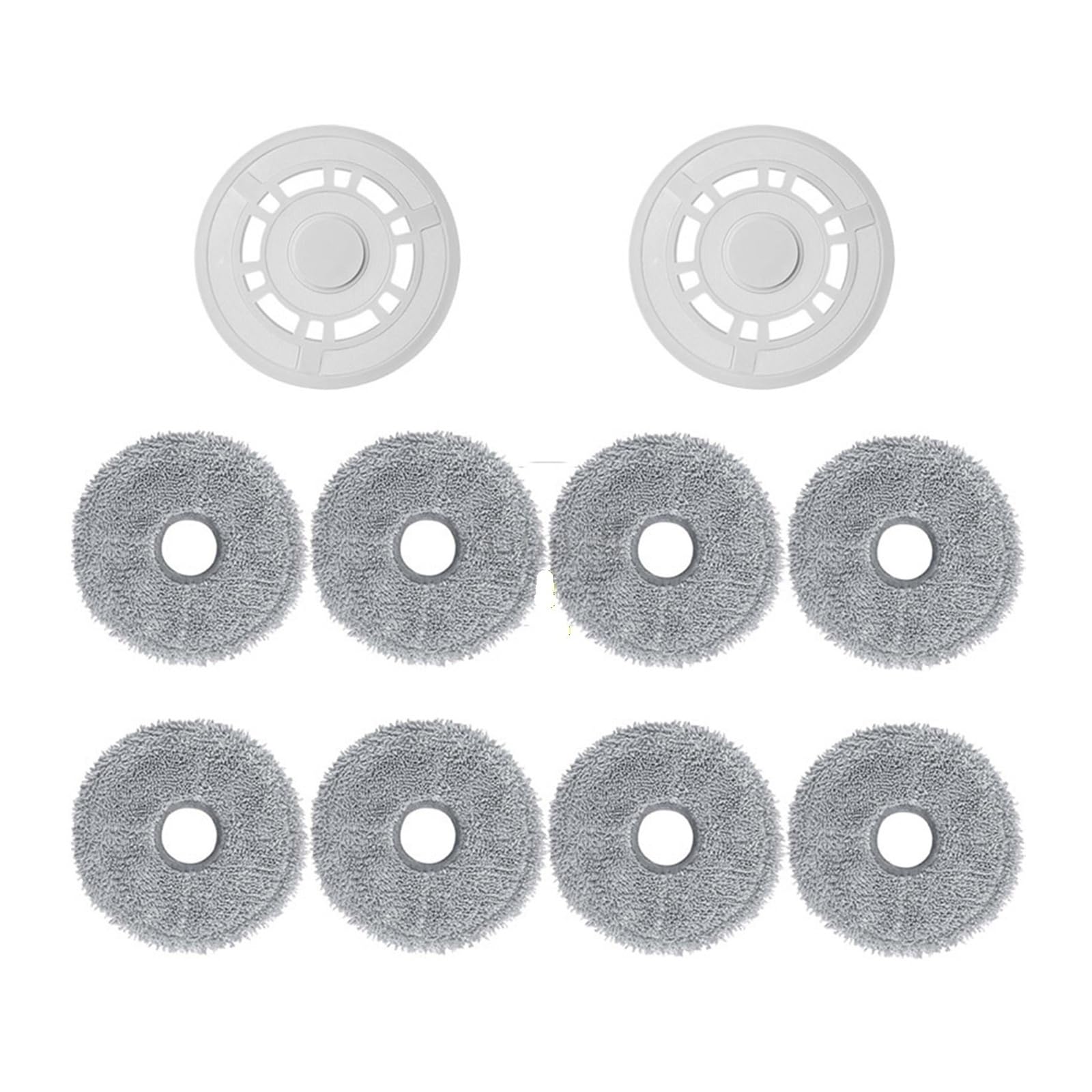 VIXWDRUTY Compatible For Dreame，L10s Ultra / L10s Pro / L10 Ultra Rotary Mop Pads Holder Wipes Rags Vacuum Cleaner Accessories Spare Parts(10pcs B)