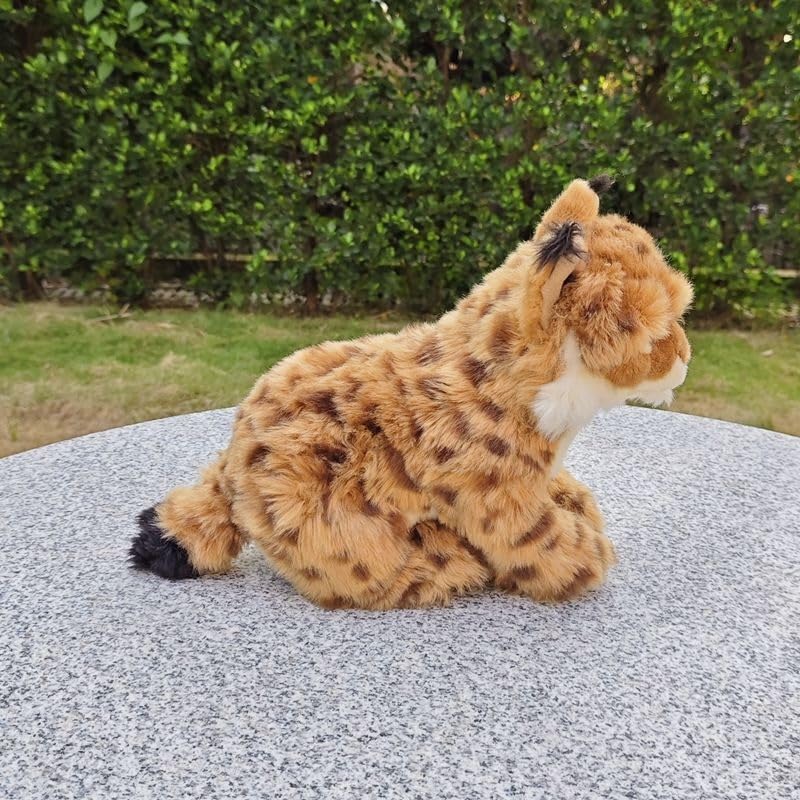 Giocattolo di peluche realistico, animale pezza, bambola morbida