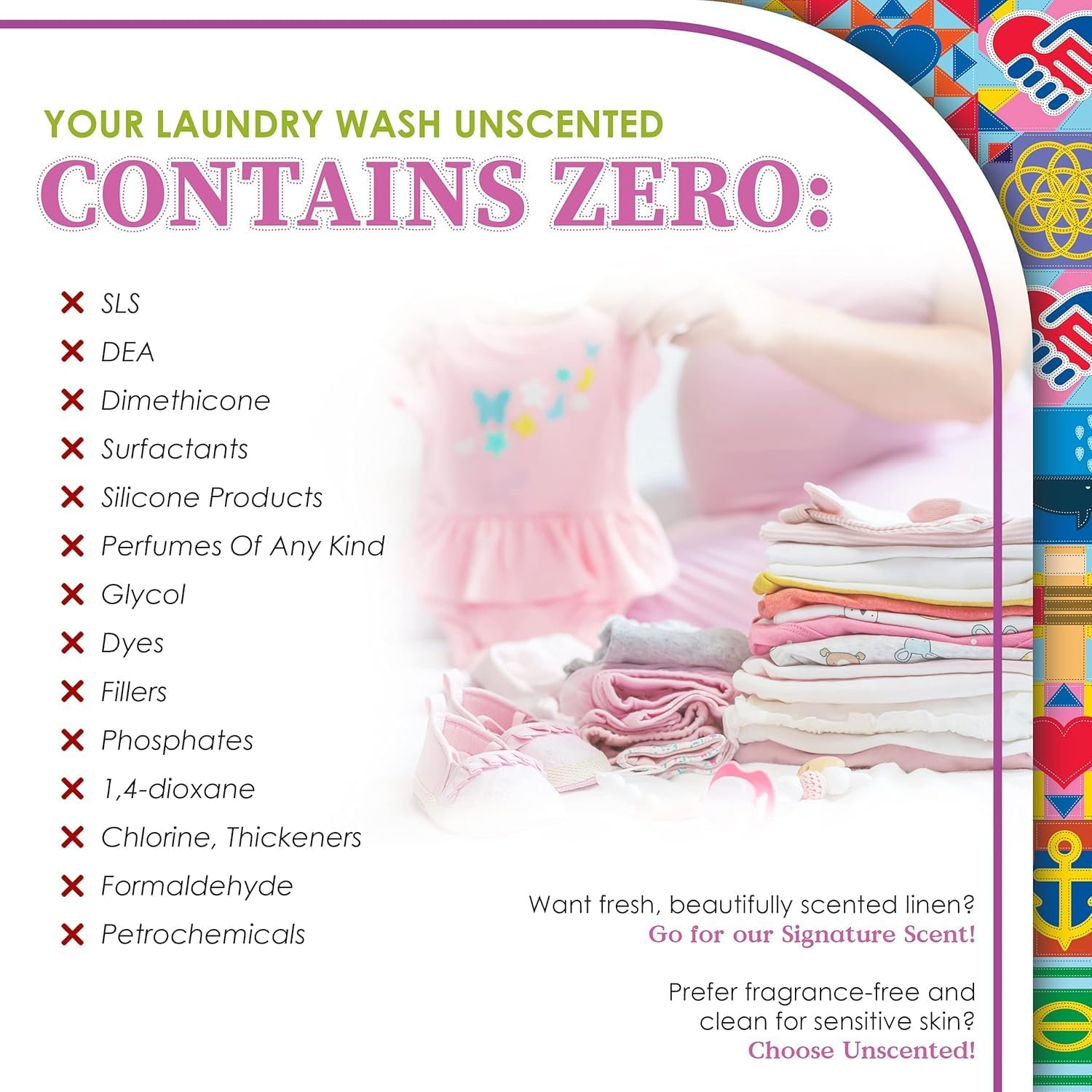 Truly Free Natural Fabric Softener | Non-Toxic for Babies & Kids Sensitive Skin | Plant-Based Laundry Softening Conditioner | Safe, Gentle & Chemical-Free | Unscented | 4 Pack Refill