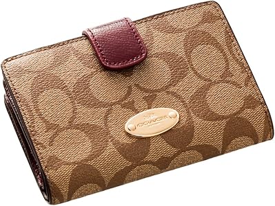 新品  コーチ COACH ☆ 二つ折り財布 F53562  カーキ×ダリア Amazon.co.jp: [コーチ] アウトレット OUTLET 2つ折り財布 F53562