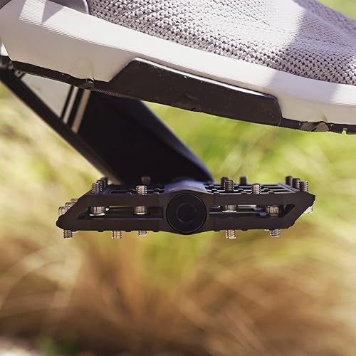 Miniatura 7 de CyclingDeal Flat Mountain BMXMTB - Pedales de rodamiento sellados de aluminio para bicicleta, pedales de plataforma de bicicleta grandes de 916