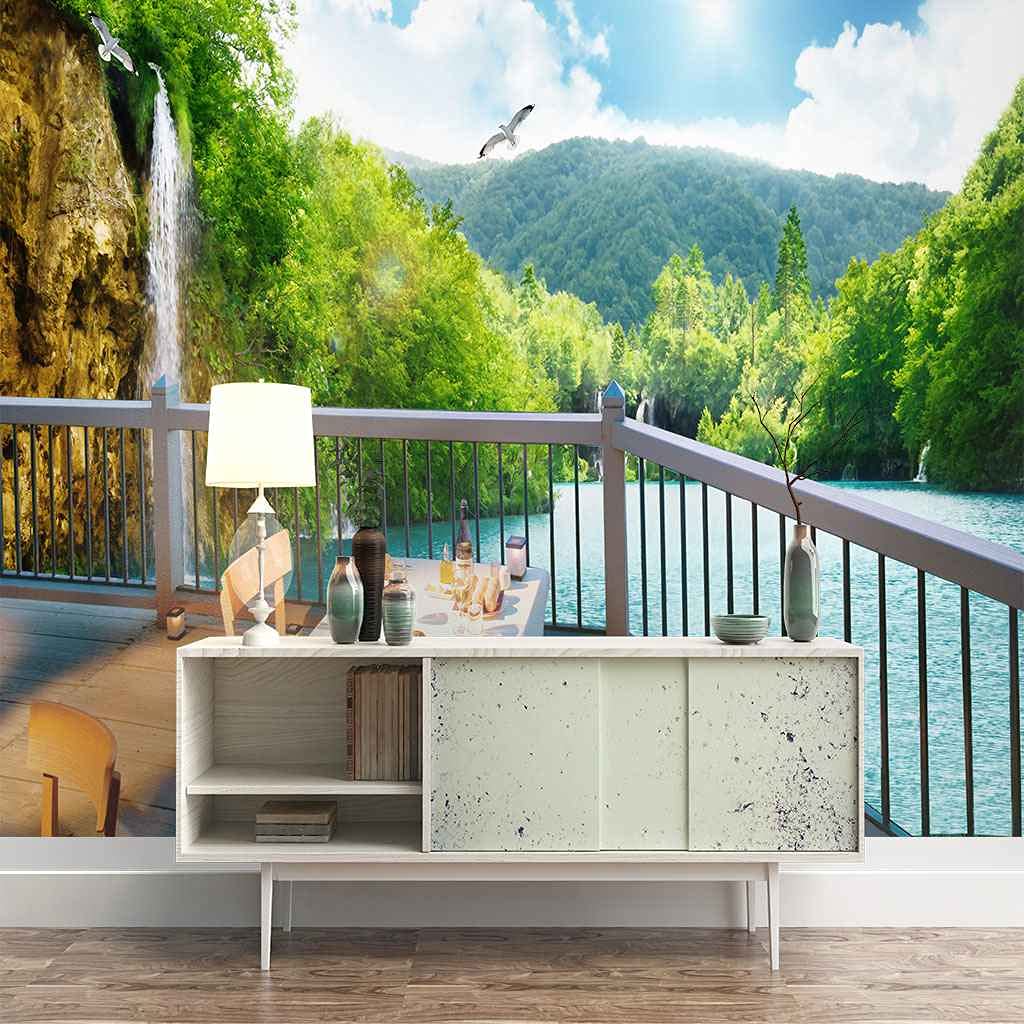 Poster Murale Toile Auto-adhésive 300x210 cm grand format imperméable et lavable