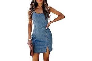 Womens Rhinestone Denim Dress: A Sparkling Gem for Your Wardrobe