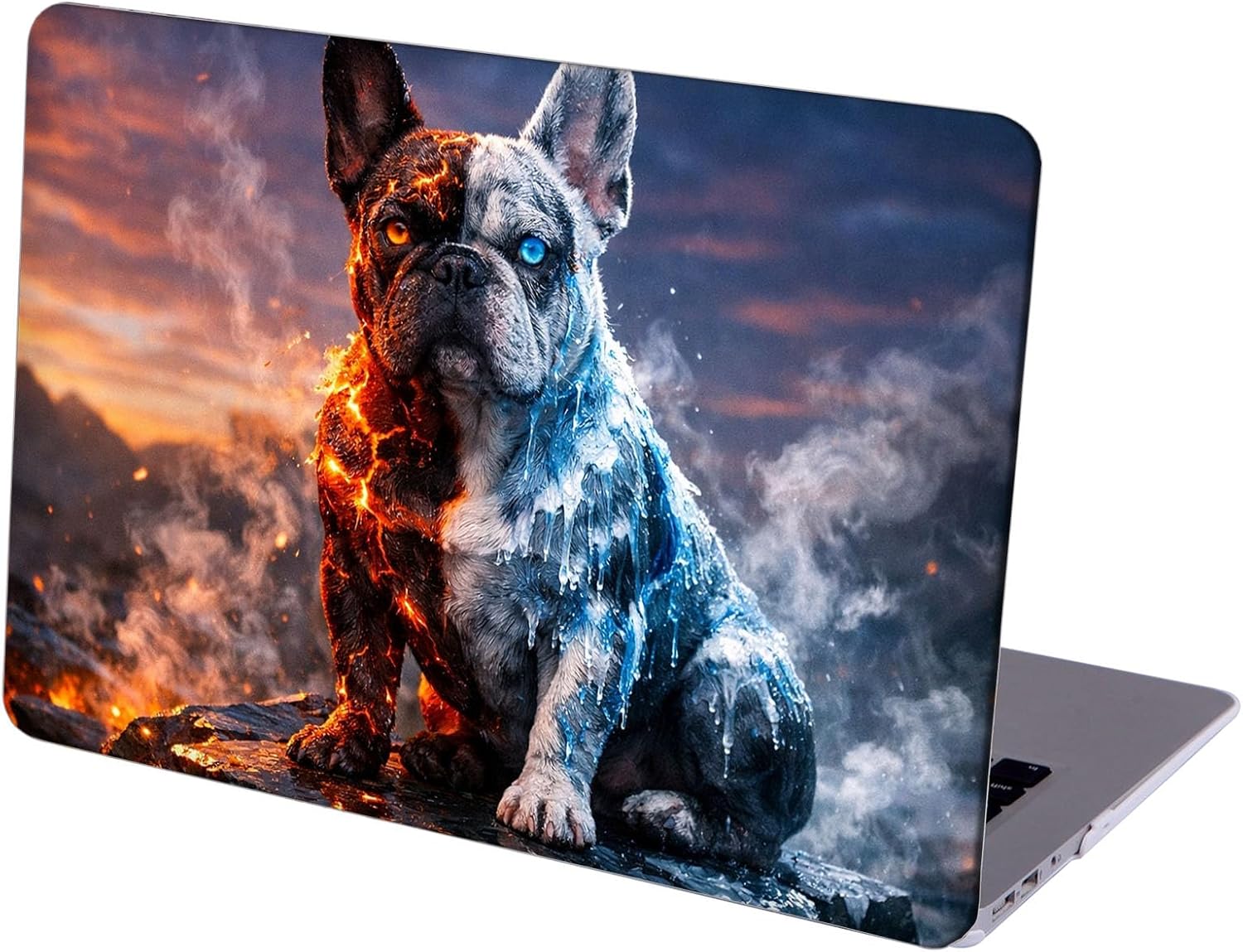 Compatible with MacBook Neo 13-inch, Hard Shell Case with Keyboard Cover and Screen Protector (A3404 A18 Pro chip, 2026 Release) - French Bulldogs MC22568