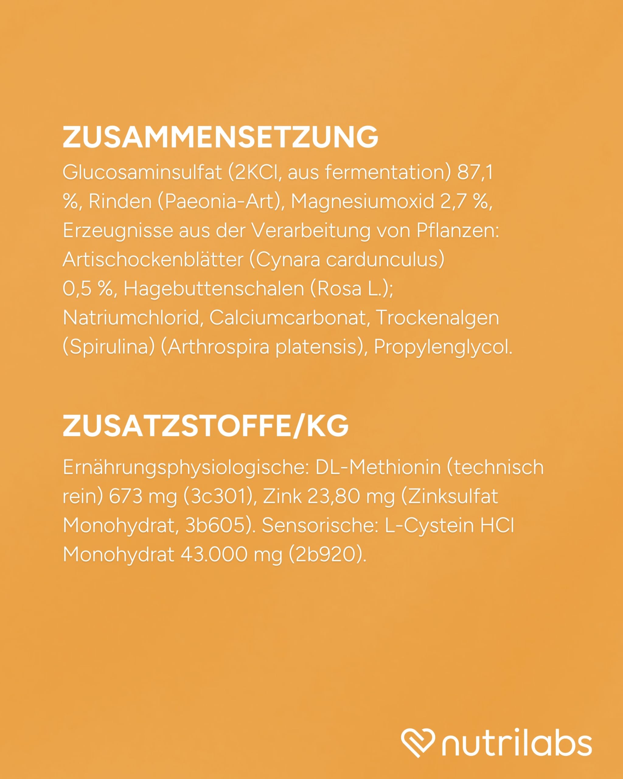NutriLabs Glukosaminol® equin Gelenk-Pulver für Jung-Pferde 600 g - mit Glucosamin & Magnesium - Pferdenahrungsergänzungsmittel - Gelenknahrung