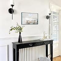 Vista 4 de AAZZKANG Espejo de Pared Rectangular con Marco de Metal Montado en la Pared Espejo Decorativo Moderno para Dormitorio Baño Tocador Espejos Vertical