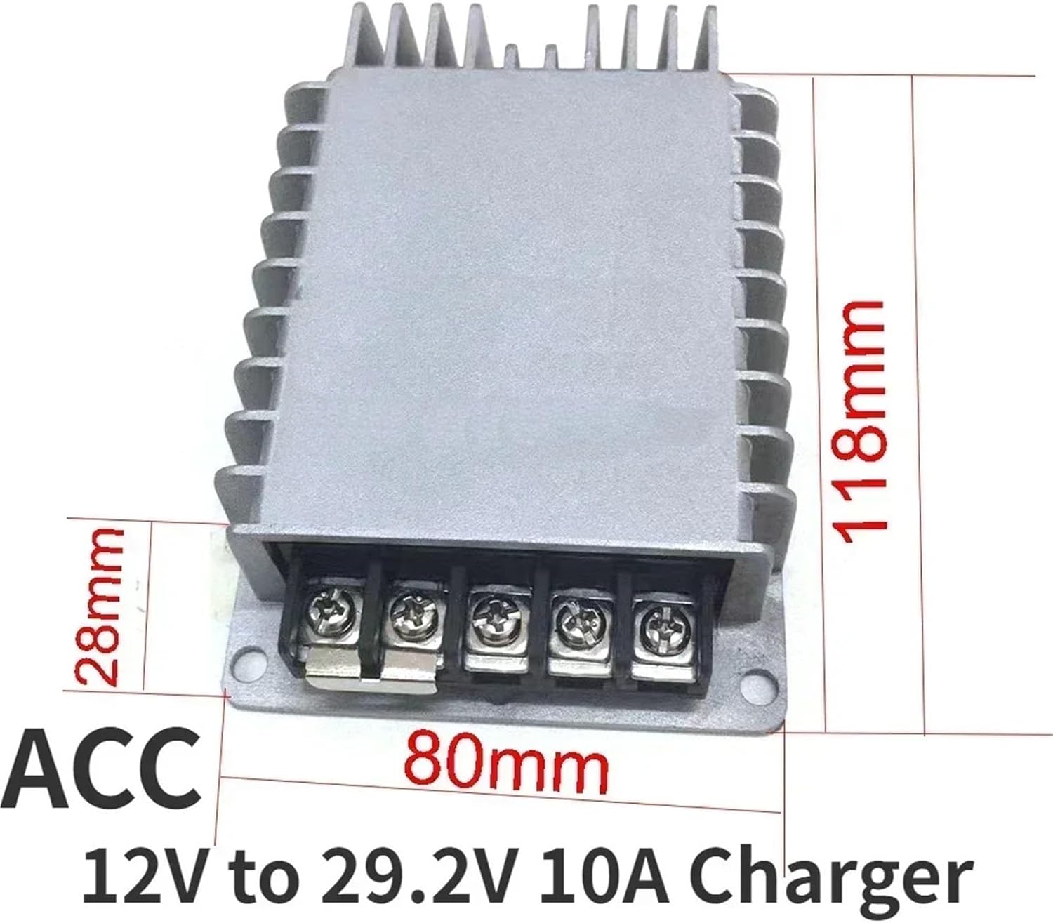 1 Pcs Charger 12V to 24V DC DC 10A-20A Step Up Converter for 28V Lead Acid Battery and 29.2V Lipo Auxiliary Battery RVs Boat Car(12V-29.2V 10ACharger)