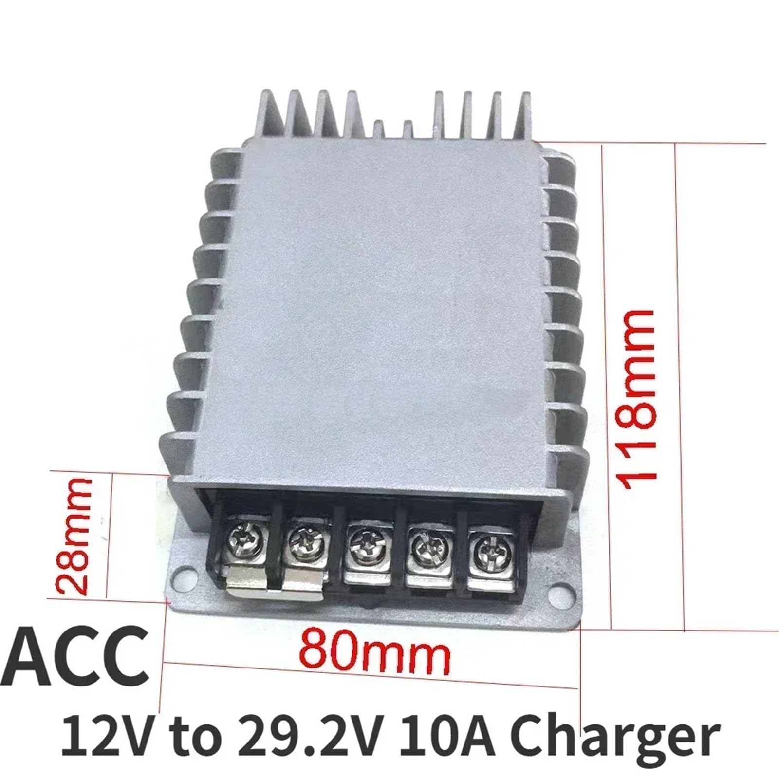 Ładowarka 12V do 24V DC DC 10A-20A Step Up Converter for 28V Ołowiowy akumulator i akumulator pomocniczy Lipo 29,2 V do kamperów, łodzi, samochodów (12 V-29,2 V 10 ACharger)