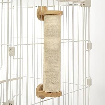 Amazon | 猫壱 バリバリつめとぎポール ケージ用 | 猫壱 | 爪