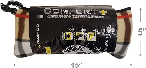 Miniatura 2 de ComfortPlus cobija de viaje 3 en 1 MicroFleece, de alta calidad (varios colores)