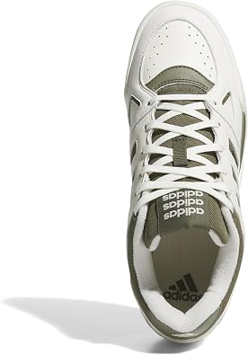 adidas Men's Midcity Low Shoes Off White/Olive Strata/Shadow Olive 46 EU