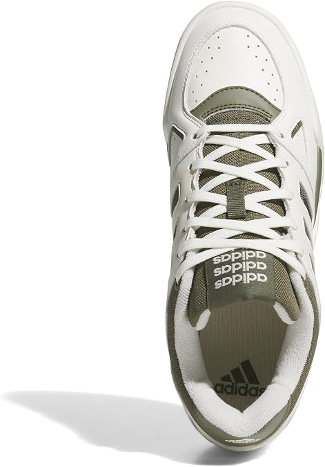 adidas Men's Midcity Low Shoes Off White/Olive Strata/Shadow Olive 46 EU
