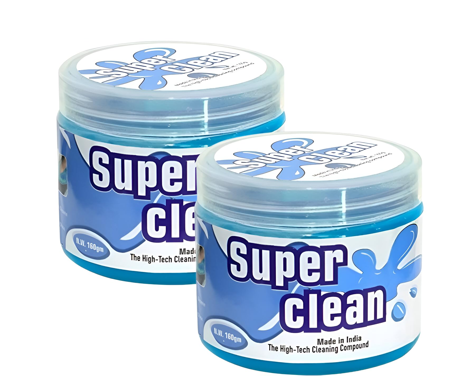 Super Clean Magic Gel Cleaner | Car Dust Cleaner Gelly | Cleaning Gel for Laptop, Keyboard, Electric Gadgets | Cleaning Gel for Home Windows, Car Slime Dust Cleaner (160 Grams, Pack of 2)-image-48