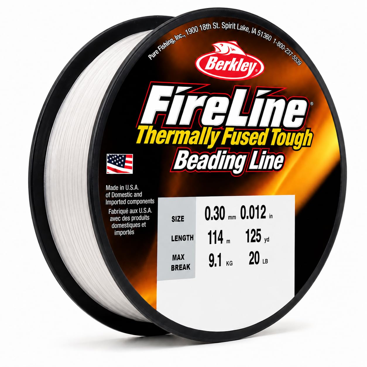 Berkley Fireline Bracelet String Jewellery Wire Thread 0.15mm 114m Crystal