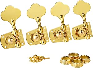 KAISH Set Di 3 Manopole Per Chitarra In Plastica Cromata ST - Foto 3