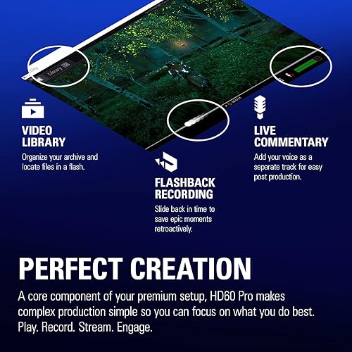 Miniatura 7 de Elgato Game Capture HD, Xbox y PlayStation Grabadora de juegos de alta definición para Mac y PC