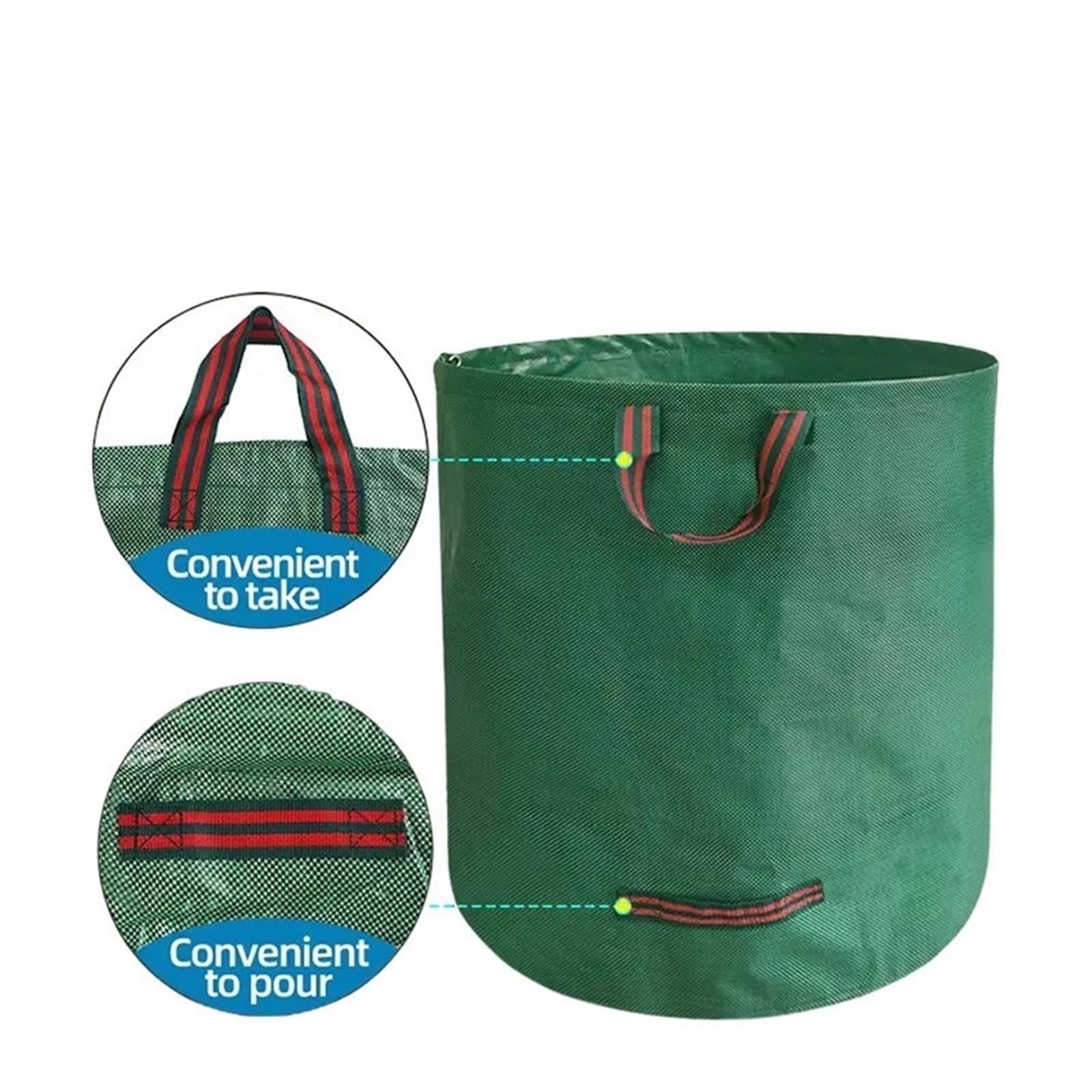 Saco de residuos jardín para recoger ramitas malas hierbas y todo tipo basura Bolsa para hojas