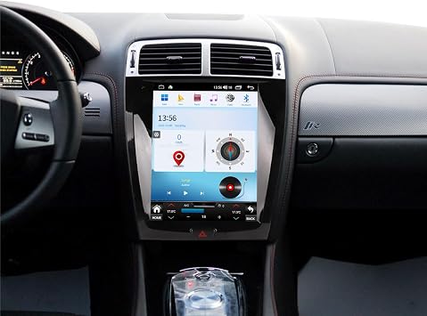 Android Car Radio for Jaguar XK XKR S XKR-S 2006-2013 Stereo Replacement Tesla Style Dash Touch Screen GPS Navigation Head Unit Audio Multimedia Player Wireless Carplay 8-128GB