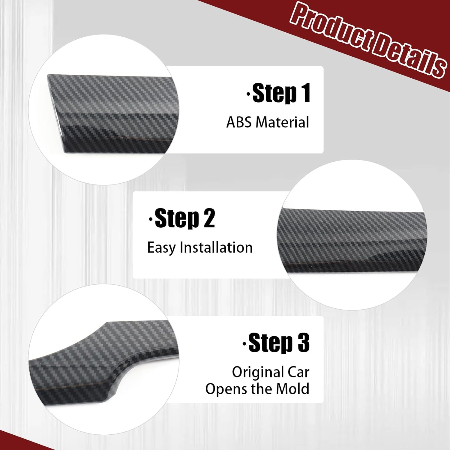GearUp Center Console Dashboard Cover Trim Compatible with 2024 2023 2022 2021 KIA K5 Protective Cover Trim(Carbon Fiber)