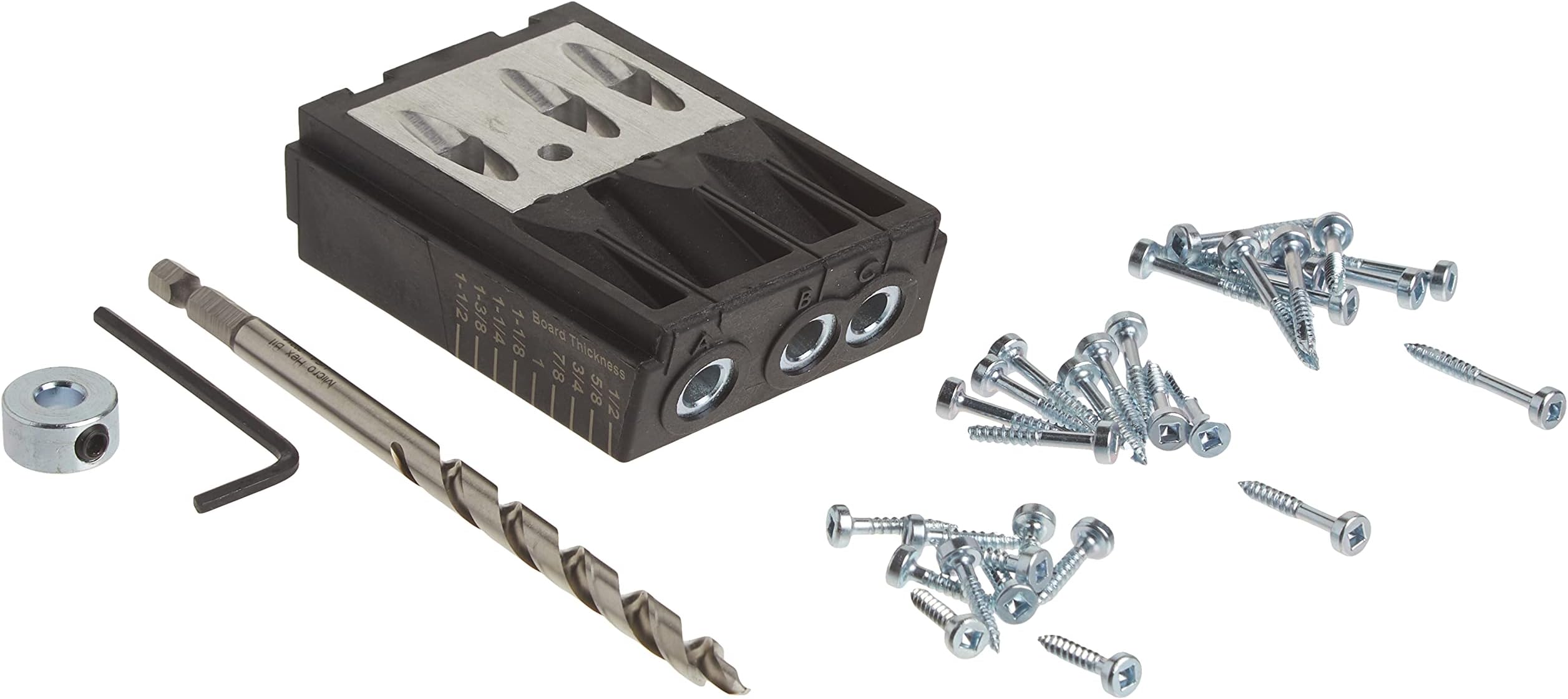 Kreg KJMICRODGB Jig Micro Drill Guide System,Black Polymer