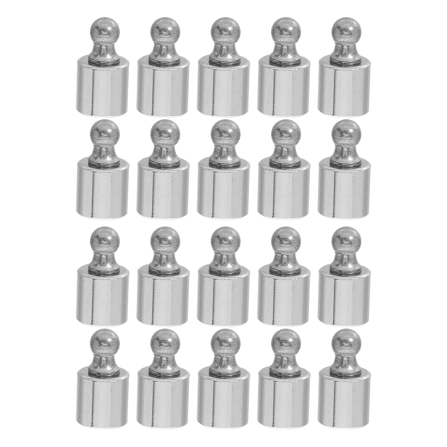 20pcs 5g Calibration Weight Set for Digital and Jewelry Scales, Chrome Plated Precision Gram Weights for Laboratory and Balance Scale Adjustment