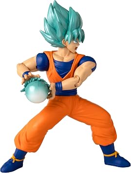 Bandai Namco - Dragon Ball Super - Super Saiyan Blue Goku, 7 Action Figure Attack Collection