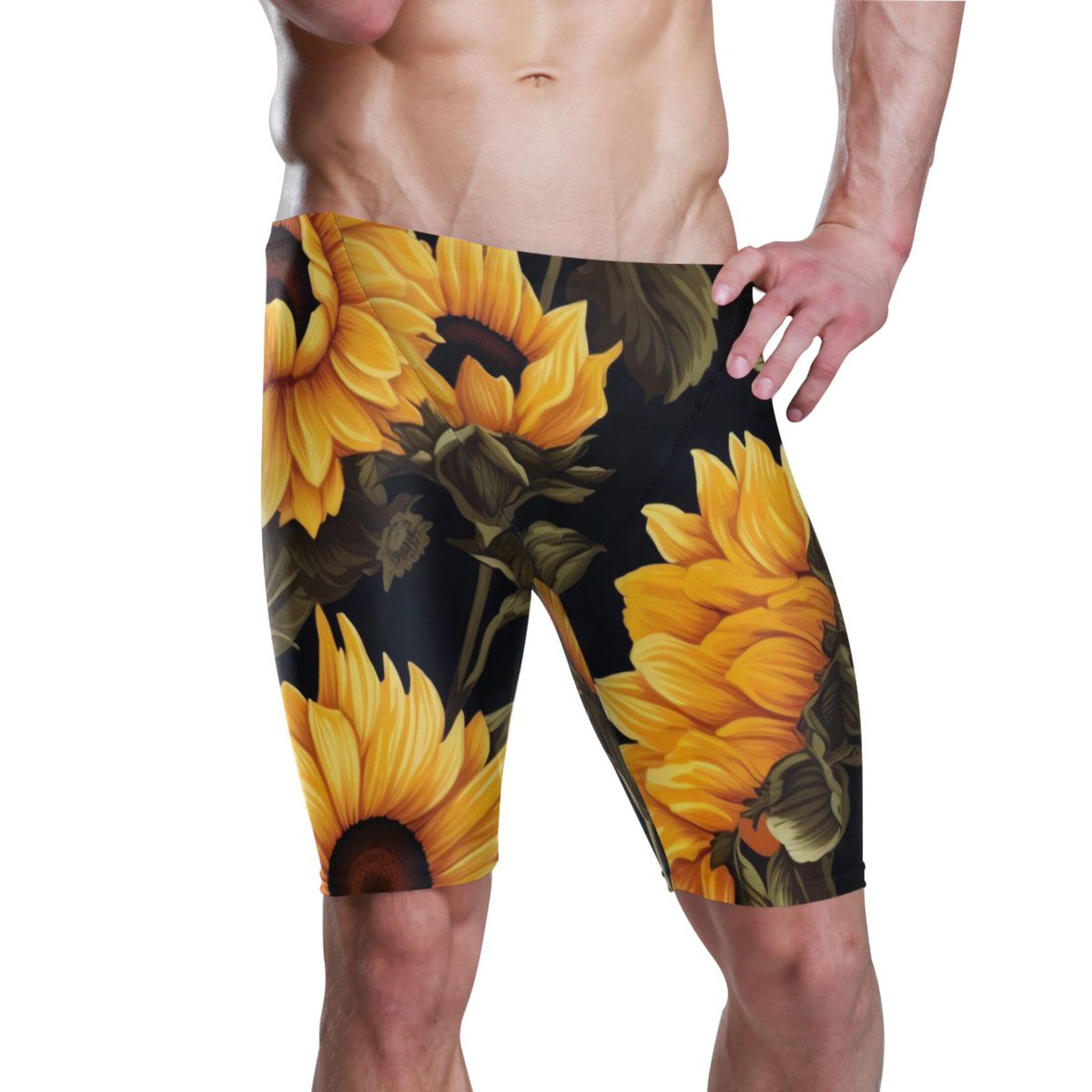 UMIRIKO Sunflower Mens Swim Jammers Swimsuit XL B0401483