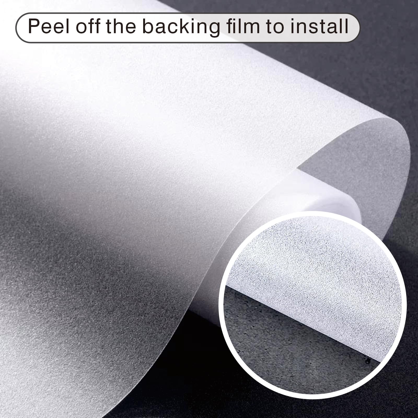 Vinilo Adhesivo Cristal 35 x 700 cm Electrostático sin Adhesivo, Anti-UV y Privacidad, Fácil de Cortar, Opaca Electricida Autoadhesiva para Hogar, Dormitorio, Blanco Mate