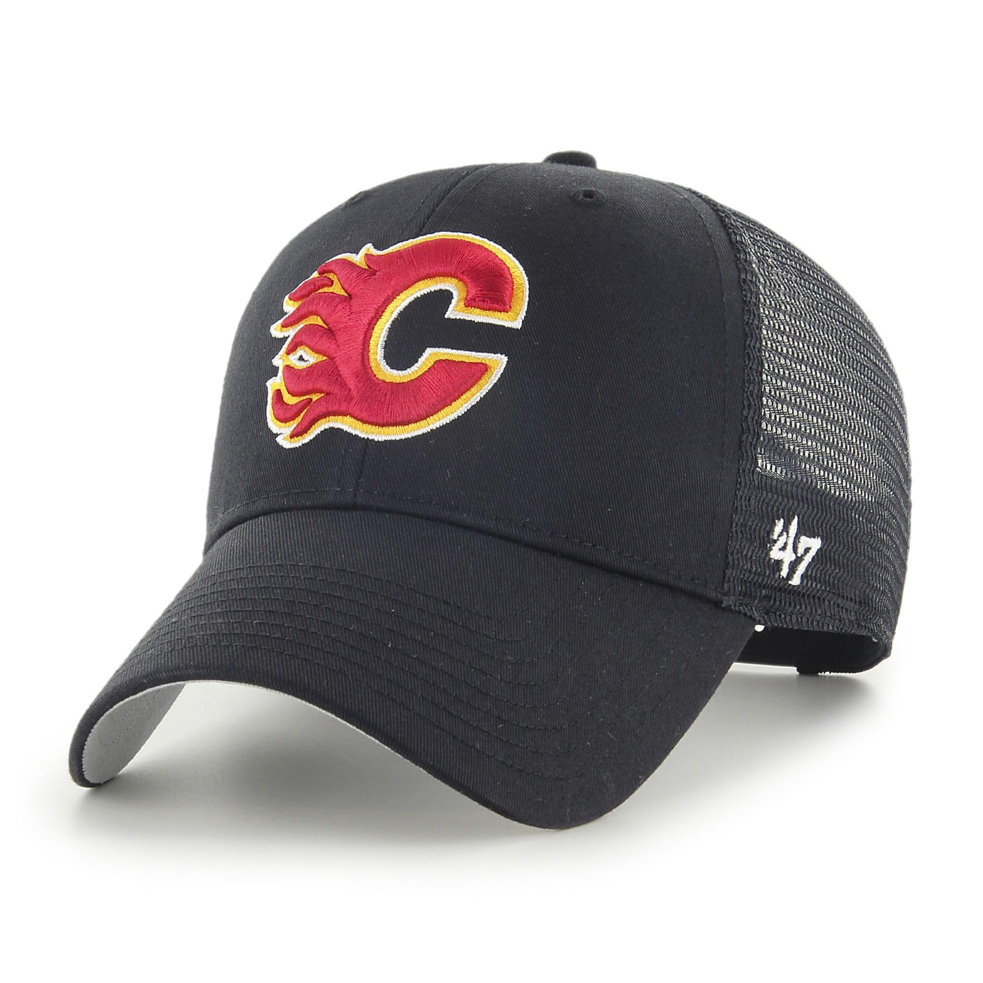 47 Calgary Flames NHL Most Value P. Branson Black Adjustable Trucker Cap