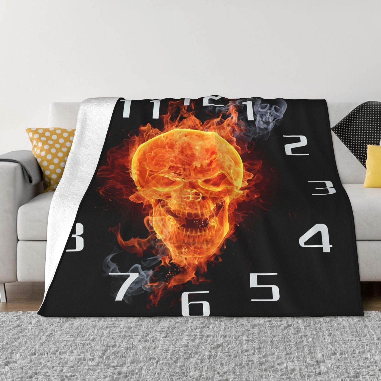 Couverture d'Halloween pour lit et canapé, le plaid de voyage idéal