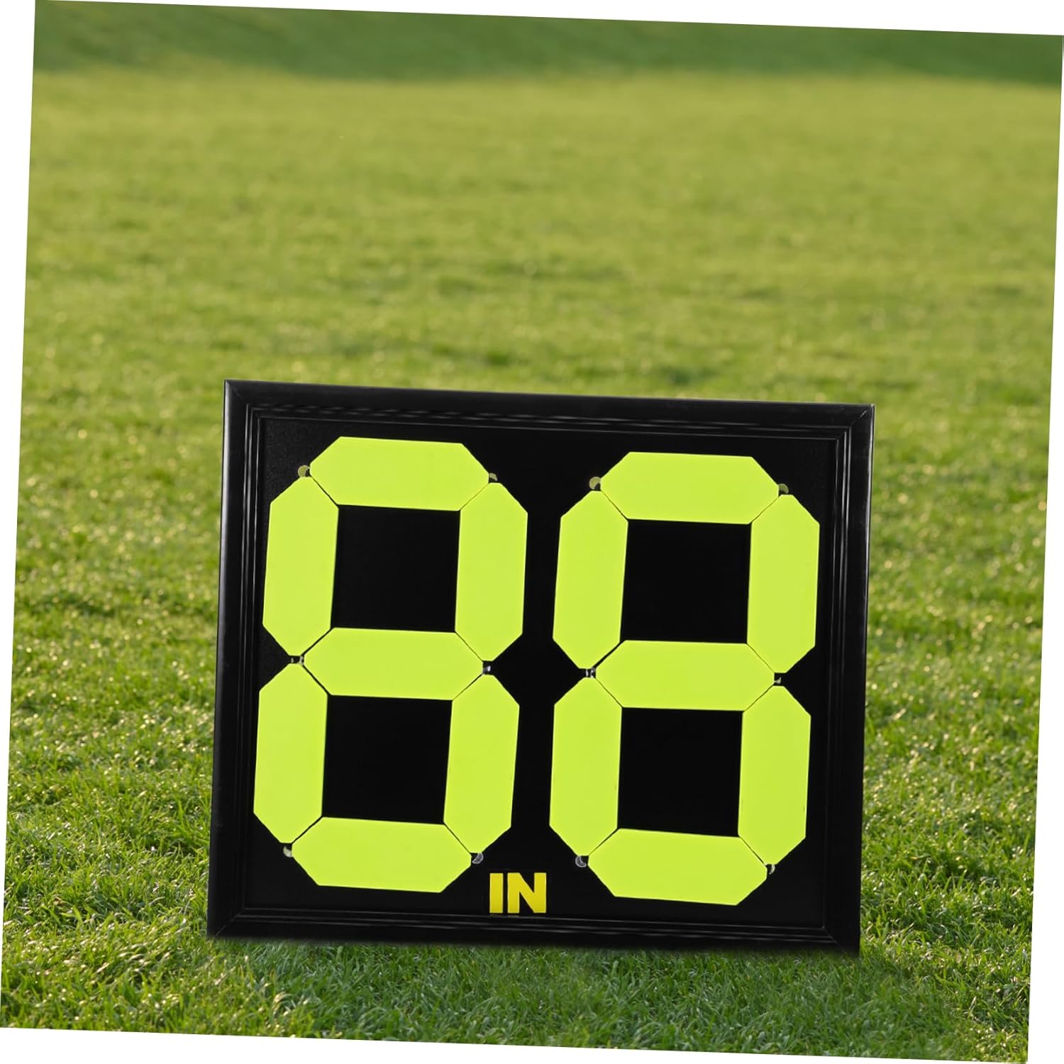 VANZACK Manual Football Substitution Score Board for Referees Fluorescent Soccer Change Display Efficient Player Change Indicator for Matches Two-