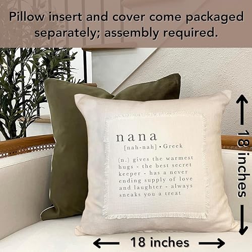 Miniatura 8 de Boho Chic Decorative 18x18 Pillow Cover - Unique Couch Accent for Living Room or Bed - Sofa Throw Pillow Case by Second Nature By Hand (The Beach