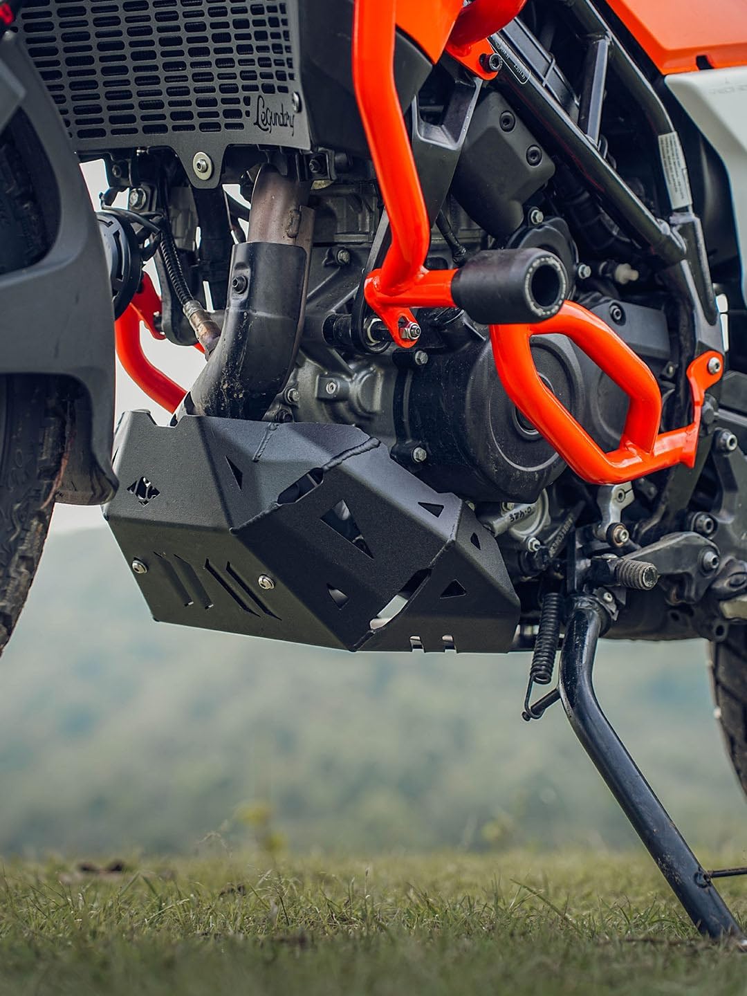 Bash Plate Compatible for KTM 390 Adventure X (2025) (Black)