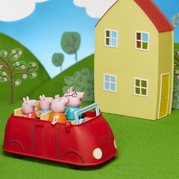Peppa Pig Toys Peppa's Family Home Combo, House Playset with 4 Figures and Car, Preschool Toys for 3 Year Old Girls and Boys and Up