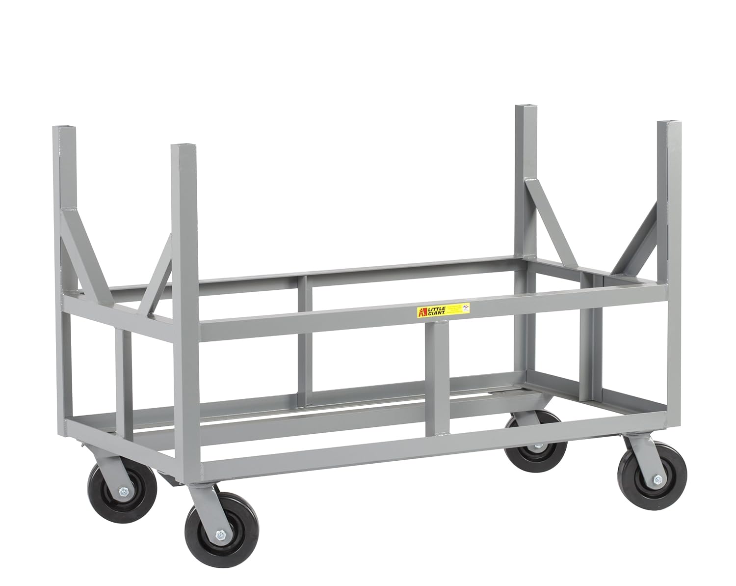 Little Giant ERBST-2448-6PH Ergonomic Bar Cradle Truck, 3000 lbs Capacity, 48" Length x 24" Width x 34" Height