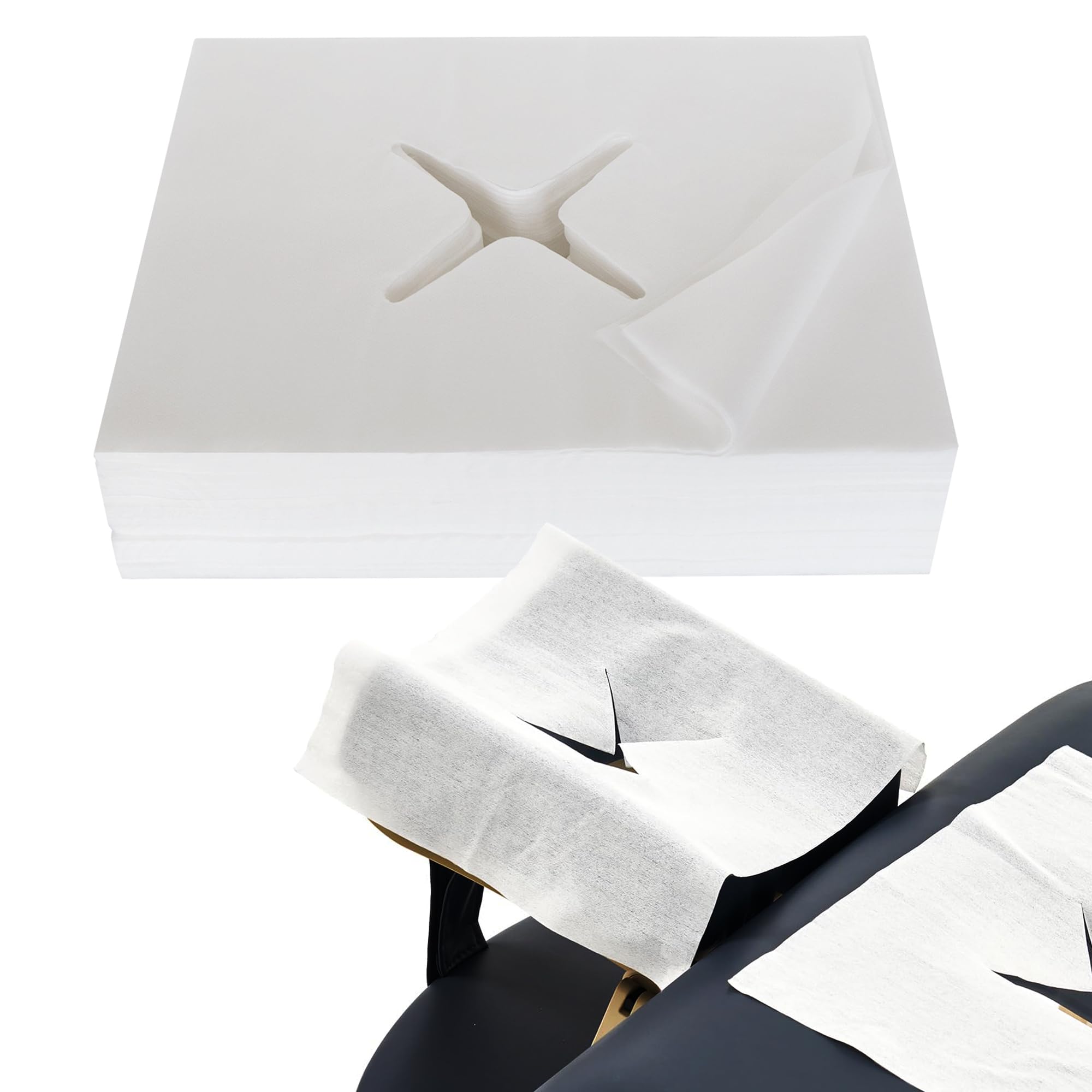 Fundas Desechables Para Reposacabezas de Mesa de Masaje 30 x 40 cm 500pcs Profesional SPA