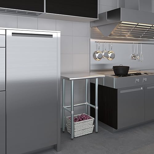 Miniatura 8 de MESA DE TRABAJO CON BARRA REMOVIBLE APROBADA POR LA NFS, Acero inoxidable