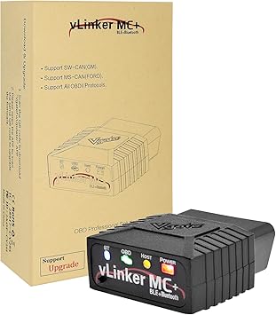Vgate vLinker MC+(BT3.0/BLE4.0) ELM327 için tarama Bluetooth OBD2 Araç Teşhis MS CAN Oto Aracı Android & iOS ve Pencere