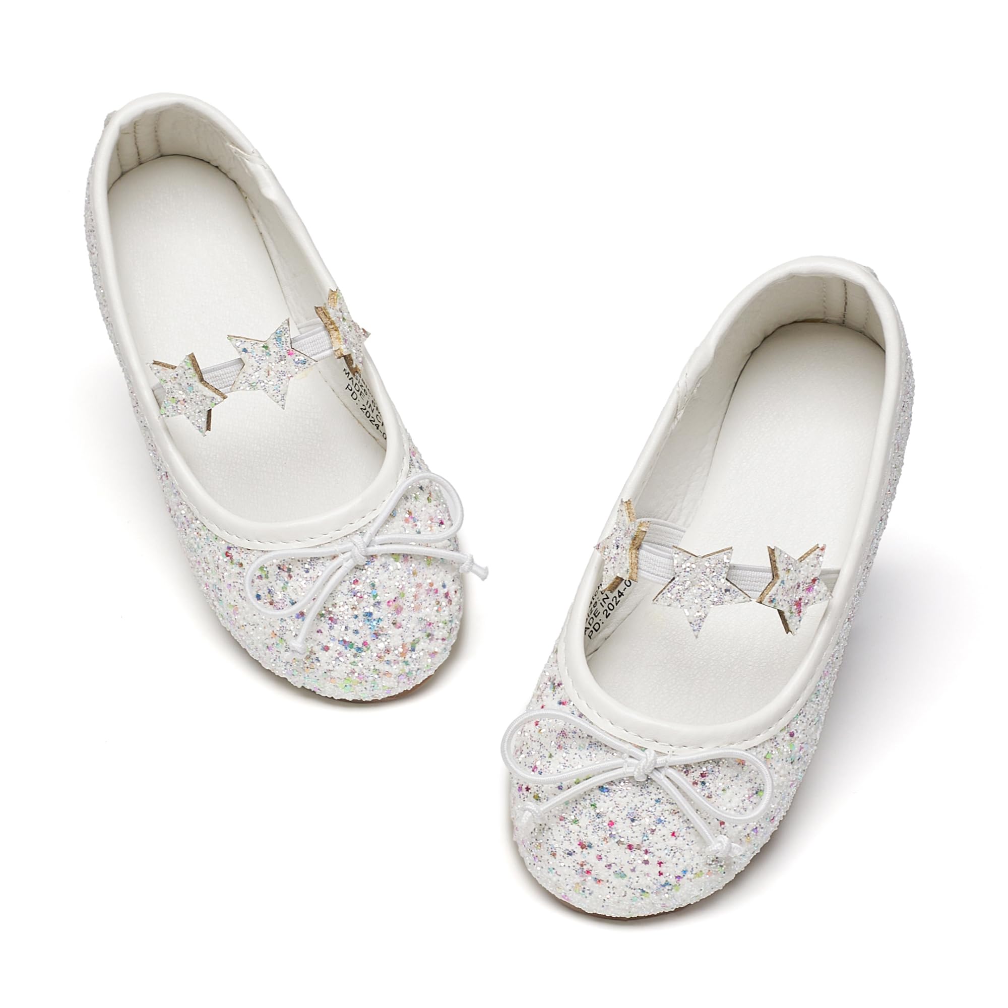 GINFIVE Toddler Girls Dress Shoes Little Girls Mary Janes Ballerina Flats Shoes Toddler