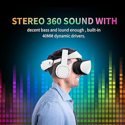 Miniatura 2 de PH2 - Auriculares estéreo VR para PS VR 2, diseño de clip, fácil de instalar y quitar, se ve ordenado con el enrutador de cable, más cómodos que los