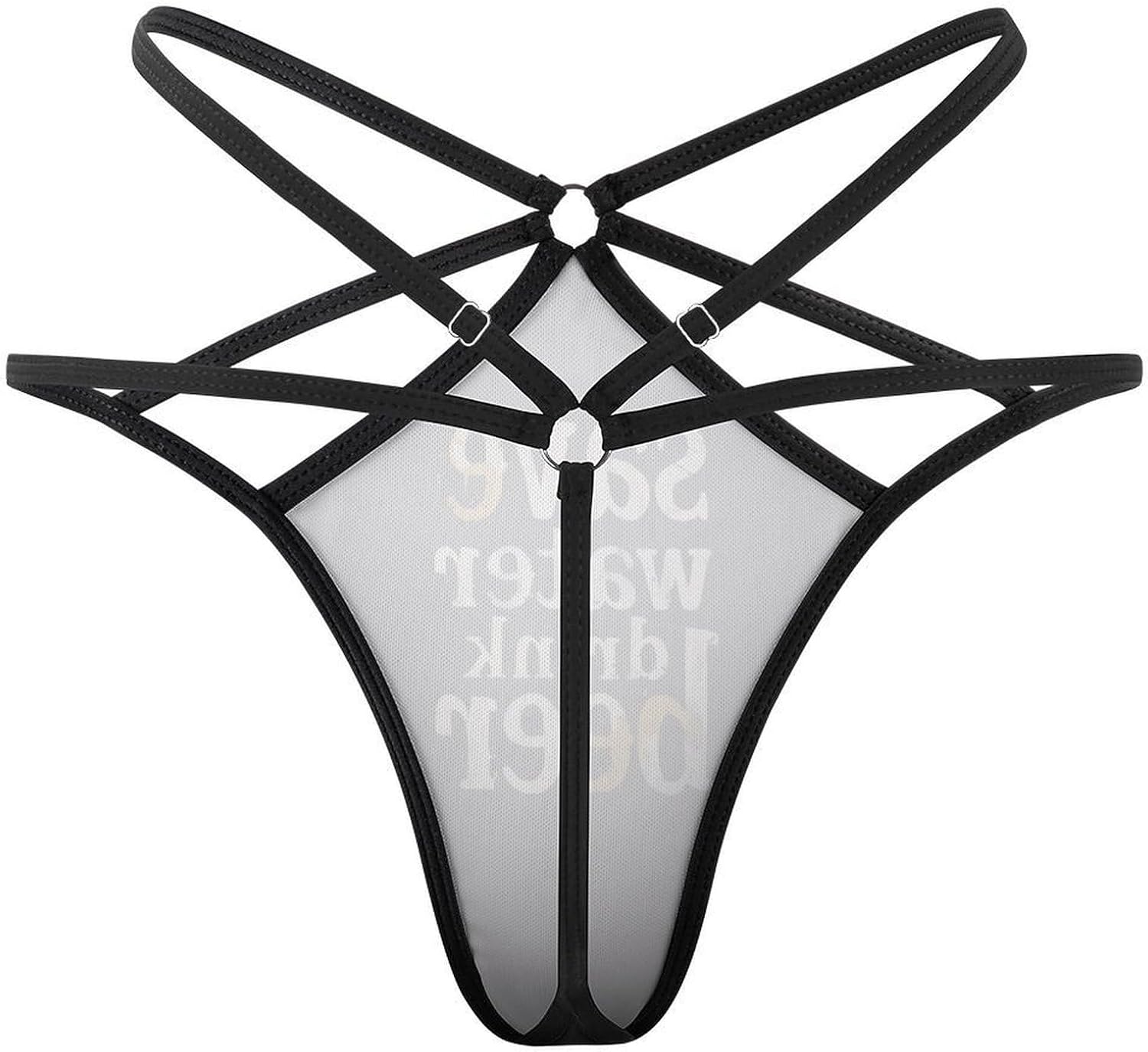Save Water Drink Beer Funny Women's T-back Thong Panties G-String Printed No Show Underwear