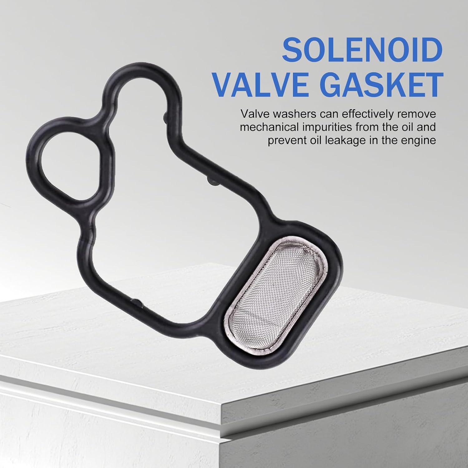 2 PCS Head Cylinder Solenoid Valve Gasket Kit, 15815-R40-A01 91319-PAA-A01 VTEC Solenoid Gasket Filter Spool Valve with Sealing Ring, Compatible with A-cura ILX TSX, H-onda Accord Civic CR-V