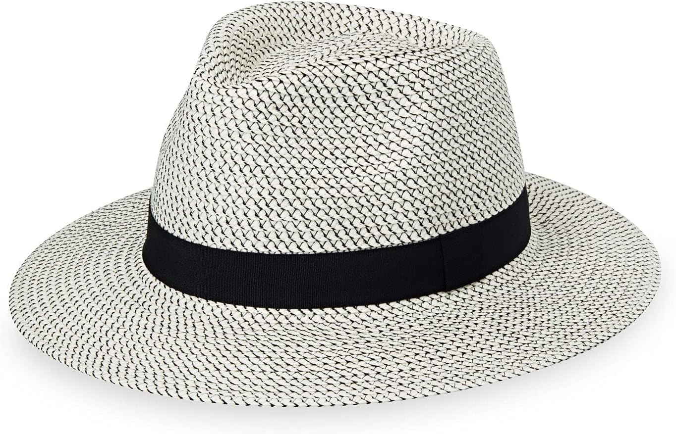 Wallaroo Charlie Fedora Unisex Sun Hat - Petite or Medium | UPF 50+ Sun Protection, Packable & Travel-Friendly