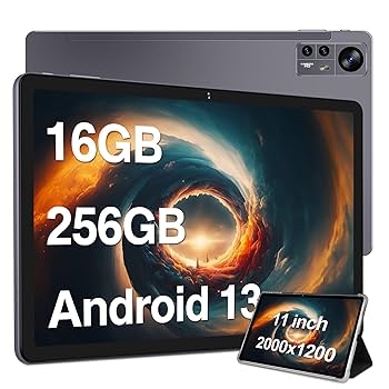 Android13　タブレット　11インチ　14GB RAM 256GB　2K Amazon.com : 11 Inch Tablet, 14(6+8) GB&256GB Storage(Expand