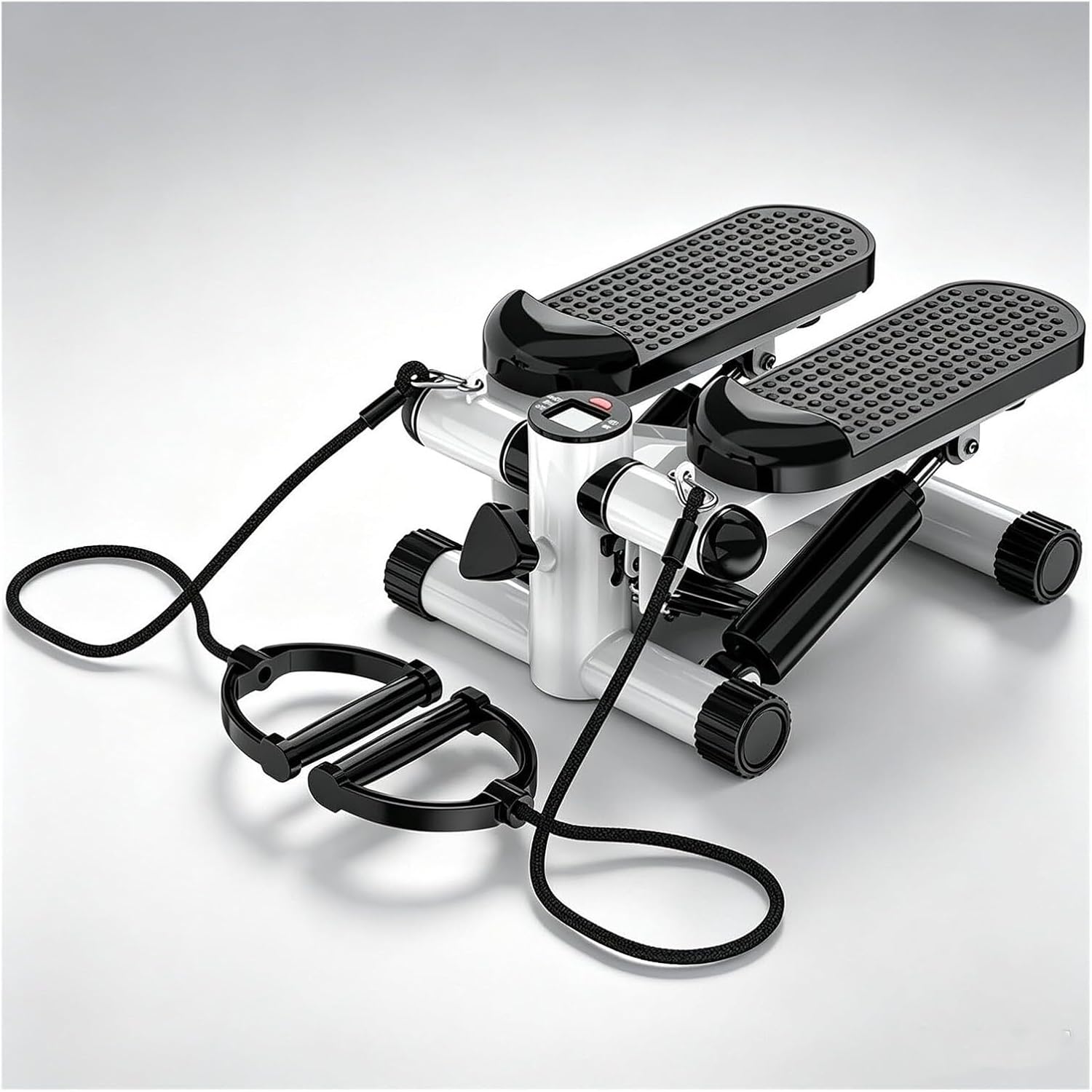 Stair Stepper with Resistance Bands, Hydraulic Fitness Stepper