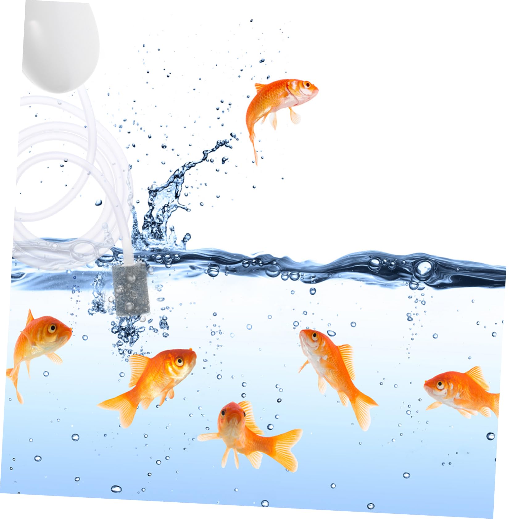 BESTonZON USB Oxygen Air Pump for Fish Tank Portable Aquarium with High Exhaust Volume Compact Design Low Power Consumption for Home Aquariums